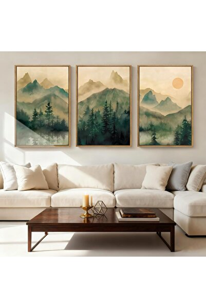 ALAYRA International لوحة فنية جدارية أنيقة تجريدية مؤطرة، مقاس 40 × 60 سم