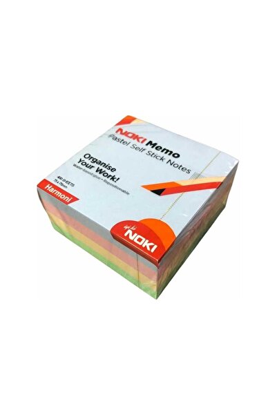 Noki Σημειωματάριο 75Χ75 Παστέλ Αρμονία Αυτοκόλλητο Κύβο Μπλοκ 400 Φύλλων