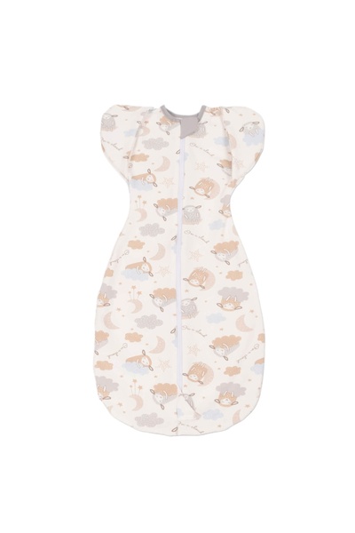 Kidizi Sistem de infasat transformabil in sac de dormit, 1-6 luni Swaddel Confort UP On a Cloud P...