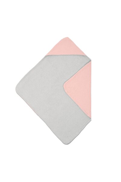 Kidizi Reversible baby towel made of muslin and terry cloth 80x80 cm Ash Pink...