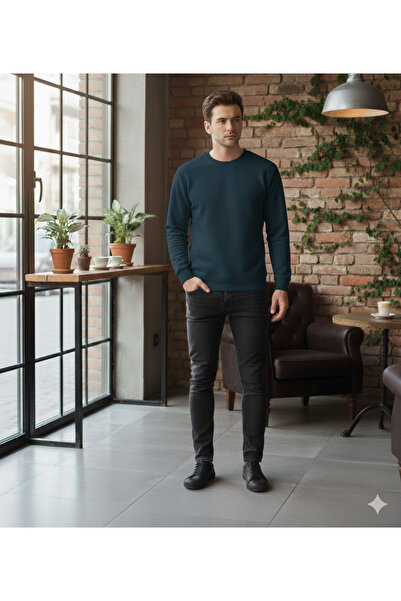 PERISENSE Unisex Oversize kroj 100% pamuk 3 niti P Pamučni džersej B Osnovni ...