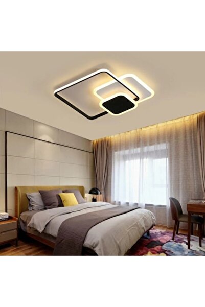 OEM Candelabru LED ANEMONA cu telecomandă 75W, 3 pătrate, Rece/Cald/Neutru, R...