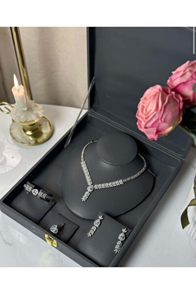 vanus fashion طقم اكسسوار زيركون A389