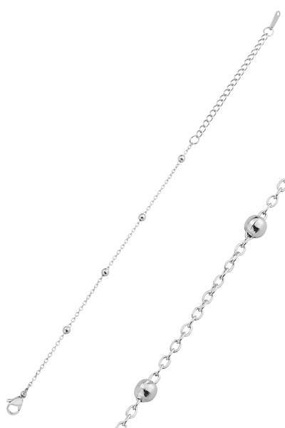 Cosmia Shine سوار سلسلة من الفولاذ المقاوم للصدأ بتفاصيل دقيقة – لا يتأكسد وم...