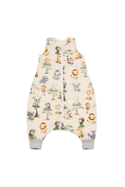 Kidizi Sac de dormit cu picioare 18-36 luni Baby Animals 1 tog, mansete trans...