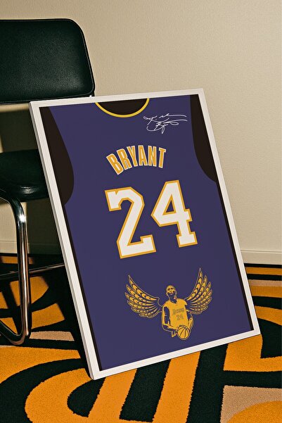 Base Concept Κόμπι Μπράιαντ 24 Αυτόγραφος πίνακας ζωγραφικής με αφίσα σχεδιασ...