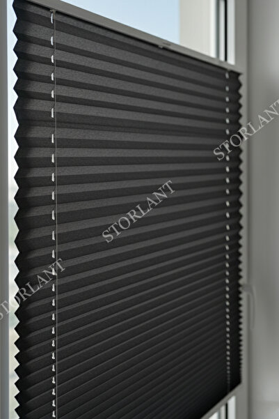 Storlant Perdele cu pliuri Anrasit |   Design modern, echilibrează lumina zilei, cea mai preferată