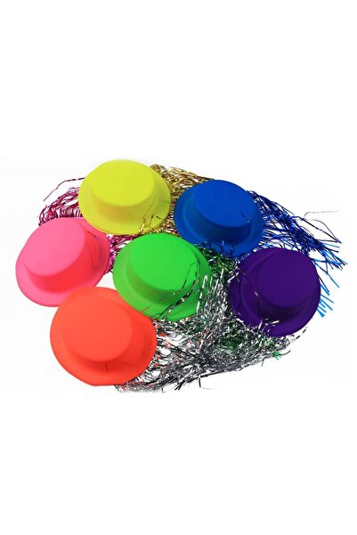 Meven Set Beauty Colored Plastic Party Hat - 1 piece