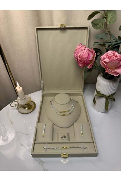 vanus fashion طقم اكسسوار زيركون ( 4 الوان) A383