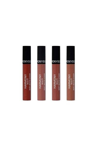 HARMONY MAKUB Harmony Beauty Soft Matte Lipstick Set of 4