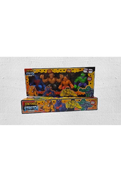 STRETCH Set figurine elastice Squad – Eroi puternici, extensibili, 3+ ani