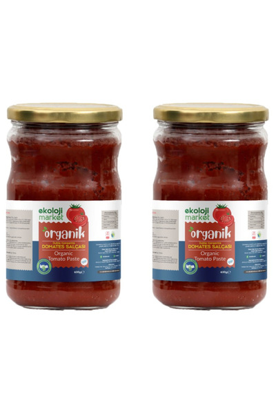 Ekoloji Market Organik Domates Salçası 650 gr * 2 Adet