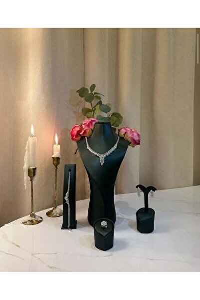 vanus fashion طقم اكسسوار زيركون A334