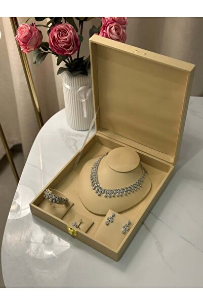 vanus fashion طقم زيركون نسائي A279