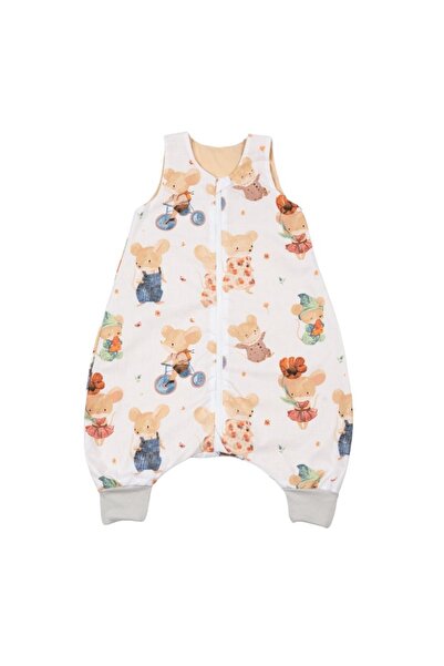 Kidizi Sac de dormit de vara cu picioare 6-18 luni Mice 0.5 tog, mansete tran...