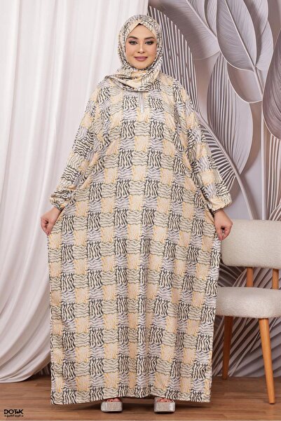 Generies اسدال صلاة بطرحه متصله الخامه قطن ضدة الانكماش