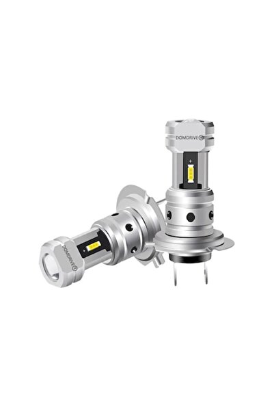DOMDRIVE Set becuri LED H7 (2), 15 LED-uri/bec, 6000K, 80W, super subțiri