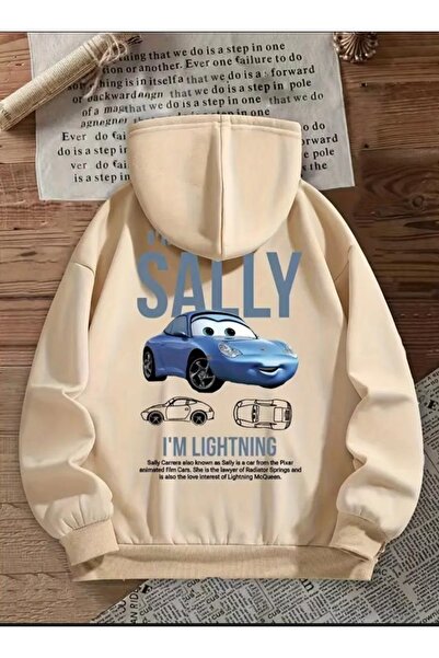 Baxia Girl-Boy Children's Sally Printed Hooded Grey Black Beige Pink Black Wh...