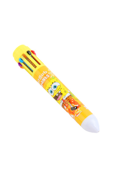 Meven Set Beauty 10-color ink pen, various designs with cartoon characters, suitable for boys and girls, 1 piece, 12