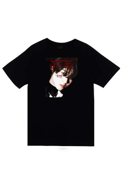 fame-stoned Stray Kids - Seo Chang-Bin Printed Unisex 100% Cotton Black T-Shirt