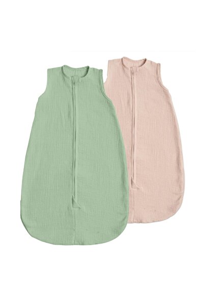 Kidizi Комплект от 2 летни спални чувала за деца, изработени от Двуспален мус...