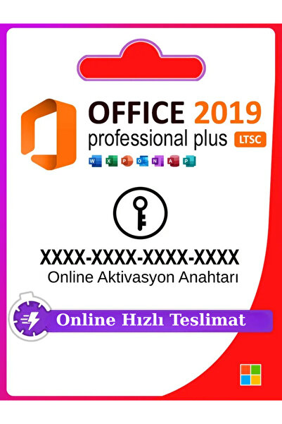 MICROSOFT Office 2019 Pro Plus Dijital Lisans Key - SINIRSIZ