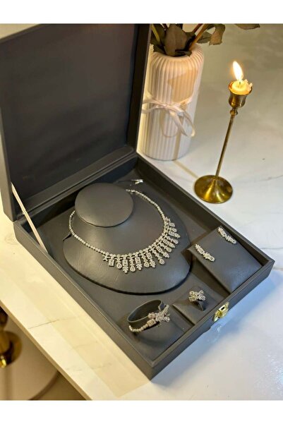 vanus fashion طقم زيركون نسائي A277