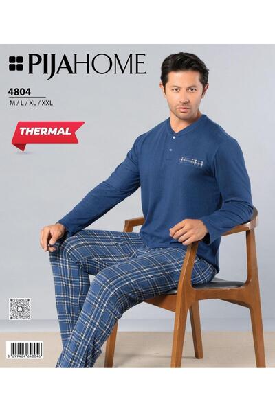 ROYAM Set de pijamale termice cu mâneci lungi pentru bărbați Pijahome 4804