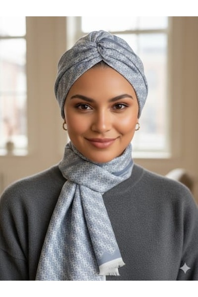 w white stars sports & wear Women-Girls Gues Pattern Double-Sided Shawl