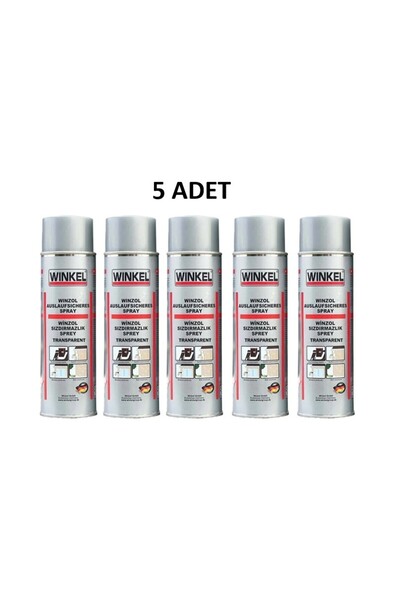Winkel Winzol Su Geçirmez Sızdırmazlık Sprey Şeffaf Renk 500 ml 5 Ad.