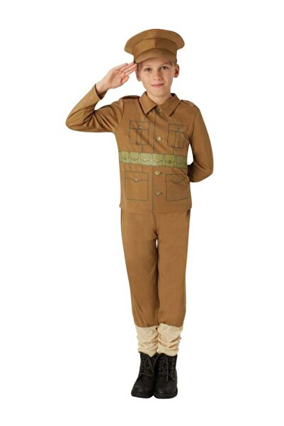 Rubies WW1 Soldier Costume for Boys - Medium Child Size (5-6 Years)