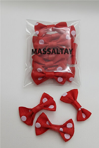 Massaltay Puantiyeli Fiyonk 10’lu – Yılbaşı Süsü, Hediye Paketi ve Dekoratif ...