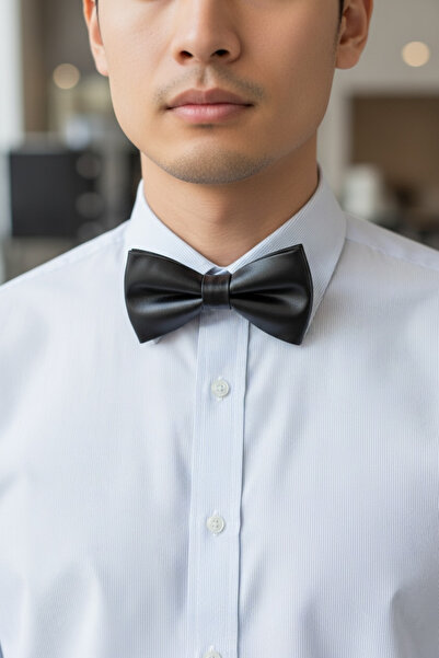 CROATE Luxury Handmade Leather Bow Tie – Modern & Classic Style