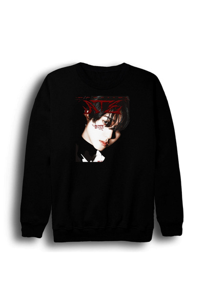 fame-stoned Stray Kids - Seo Chang-Bin Printed Unisex 100% Cotton Crew Neck Sweatshirt