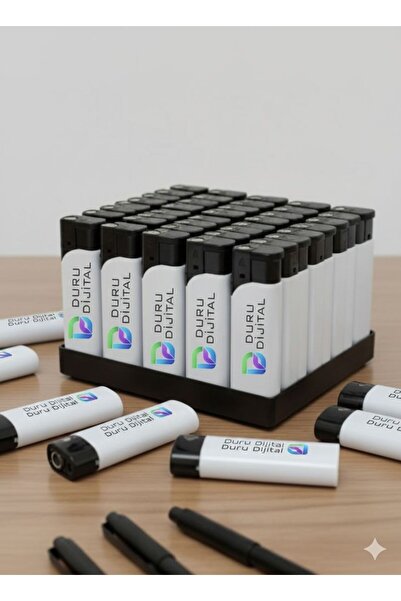 Duru Dijital 100 Adet Kişiye ve Firmalara Özel Logolu UV Baskılı Promosyon Je...
