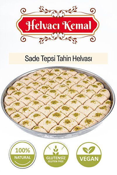 yöresel 5kg Ekonomik Sade Tepsi Tahin Helvası Kalabalık sofralar için bereket...