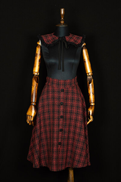 Sihirli Düğmeler Vintage Etek