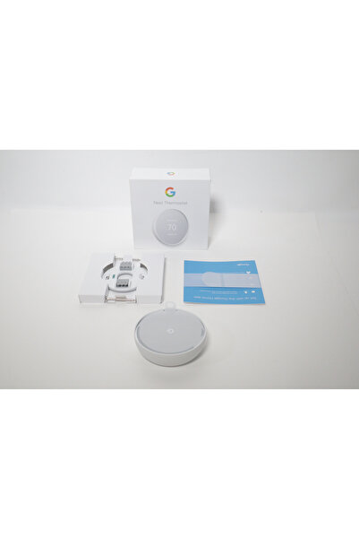 Google Nest Thermostat - Smart Thermostat for Home - Programmable Wifi Thermostat - Snow