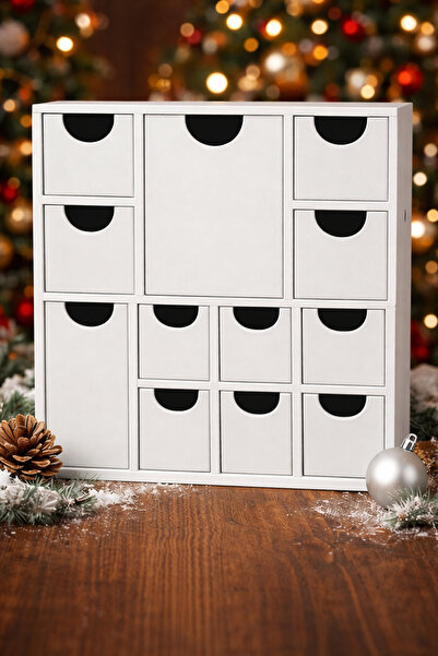 GenelTedarik 12KUTUCUKLU ADVENT CALENDAR (İÇİ BOŞ KUTUDUR!!!)