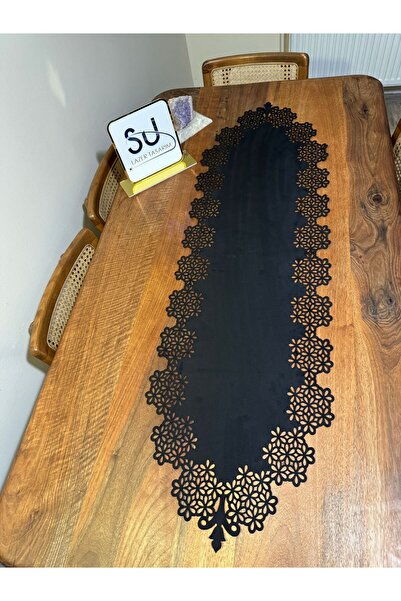 EHA LAZER Runner din țesătură specială modernă cu flori, serviciu american