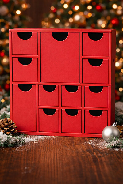 GenelTedarik 12KUTUCUKLU ADVENT CALENDAR (İÇİ BOŞ GÖNDERMEKTEYİZ)