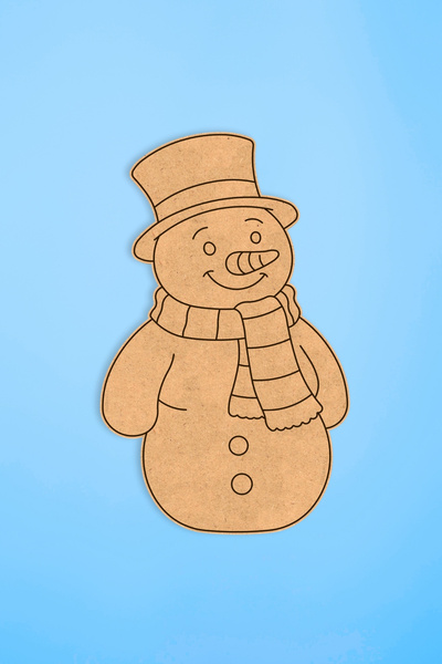 MadamVila Rustic Art Kardan Adam 20'li MDF Ahşap Boyama Seti – Çocuk Eğitim Montessori Hobi ve Okul Etkinlik Seti