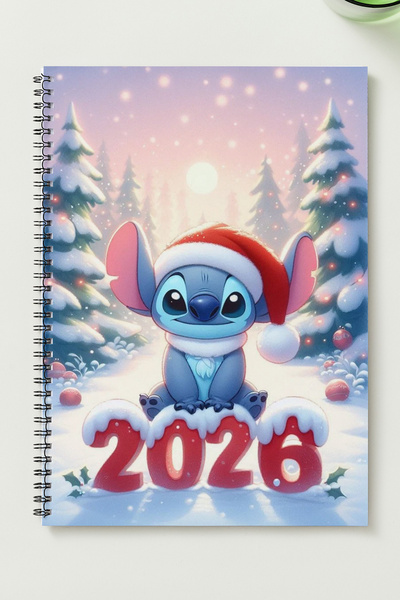 BLACKONECLASS YENİYIL STİTCH TEMALI A5 Metal Spiralli Çizgisiz Sert Kapak YEN...