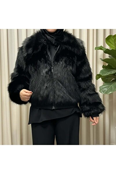 İKOL Zippered Fur Jacket