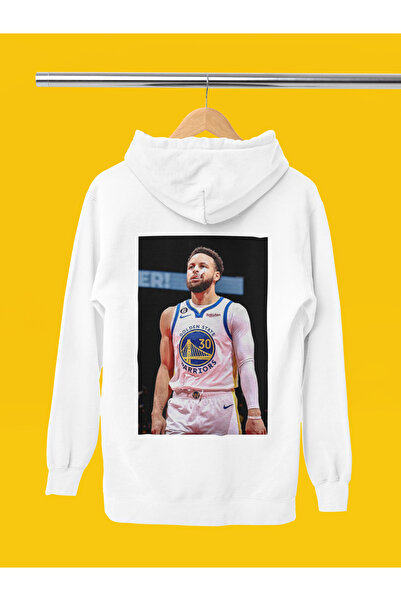 stil x ستيفن كوري سويت شيرت بغطاء رأس مطبوع عليه اسم ستيفن كوري