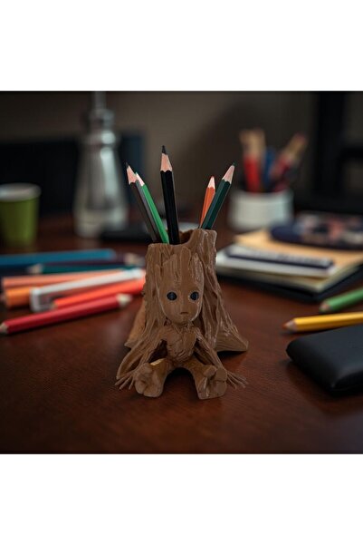 3D Atölyem Baby Groot Pencil Holder