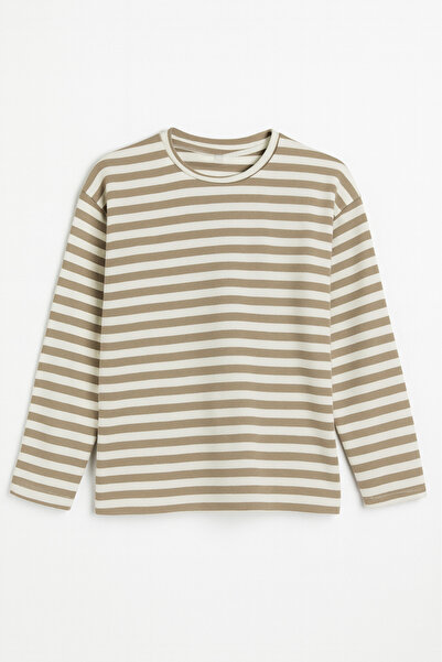 BUUFUU تي شيرت للأطفال من الجنسين بأكمام طويلة من القطن