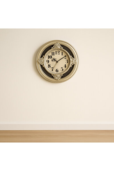 Family Ship Gold Wall Clock 63 cm