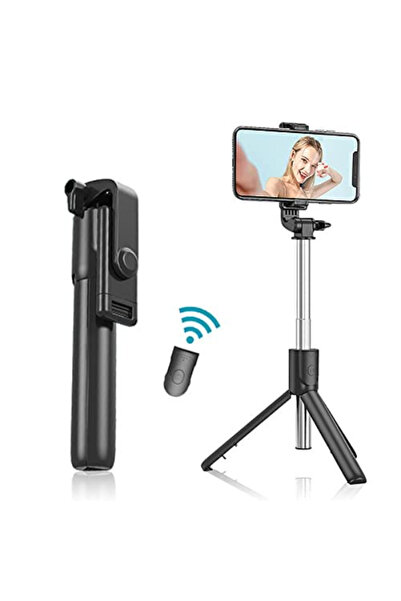 baytoptan Uzaktan Kumandalı Tripod Özellikli Selfie Çubuğu