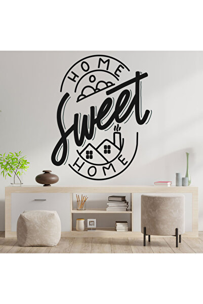 stickerino Decorative Wall Sticker "Home sweet home", 48x60 cm